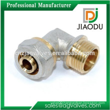 china manufacturer competitive price best sale 90 degree male threaded brass elbow for pex-al pipe fitting